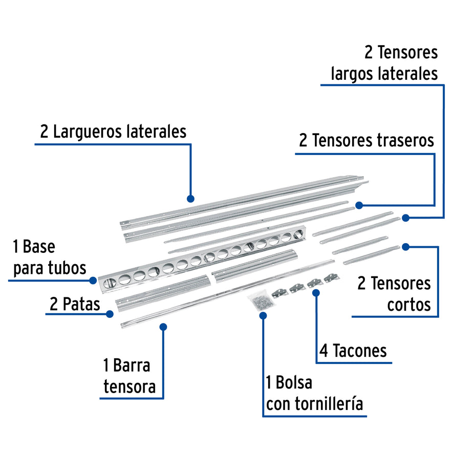 Base para termotanque p/calentador solar CALE-15S, Foset, 47667