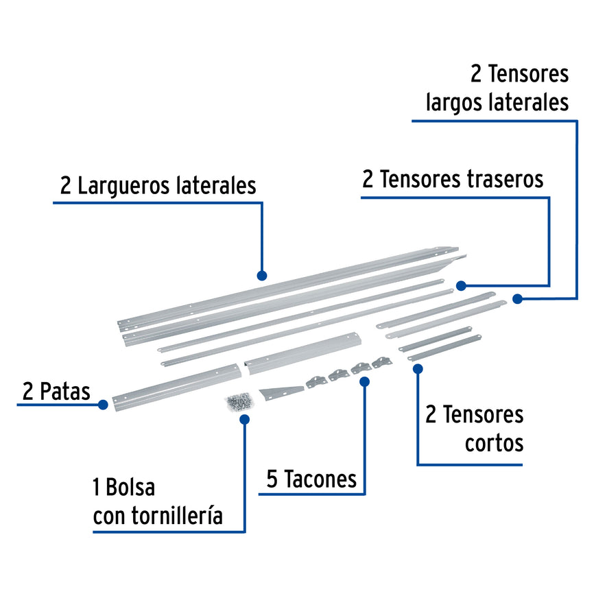 Base para termotanque p/calentador solar CALE-18HS, Foset, 47678