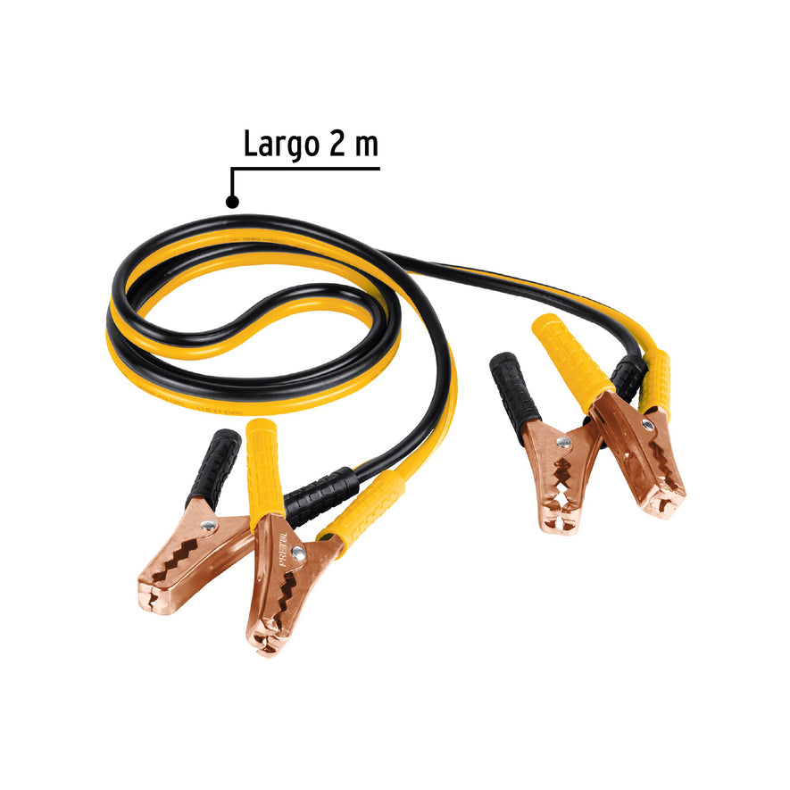 Cables pasa corriente 2 m, 125 A, 10 AWG, Pretul Caja con 5, 22807