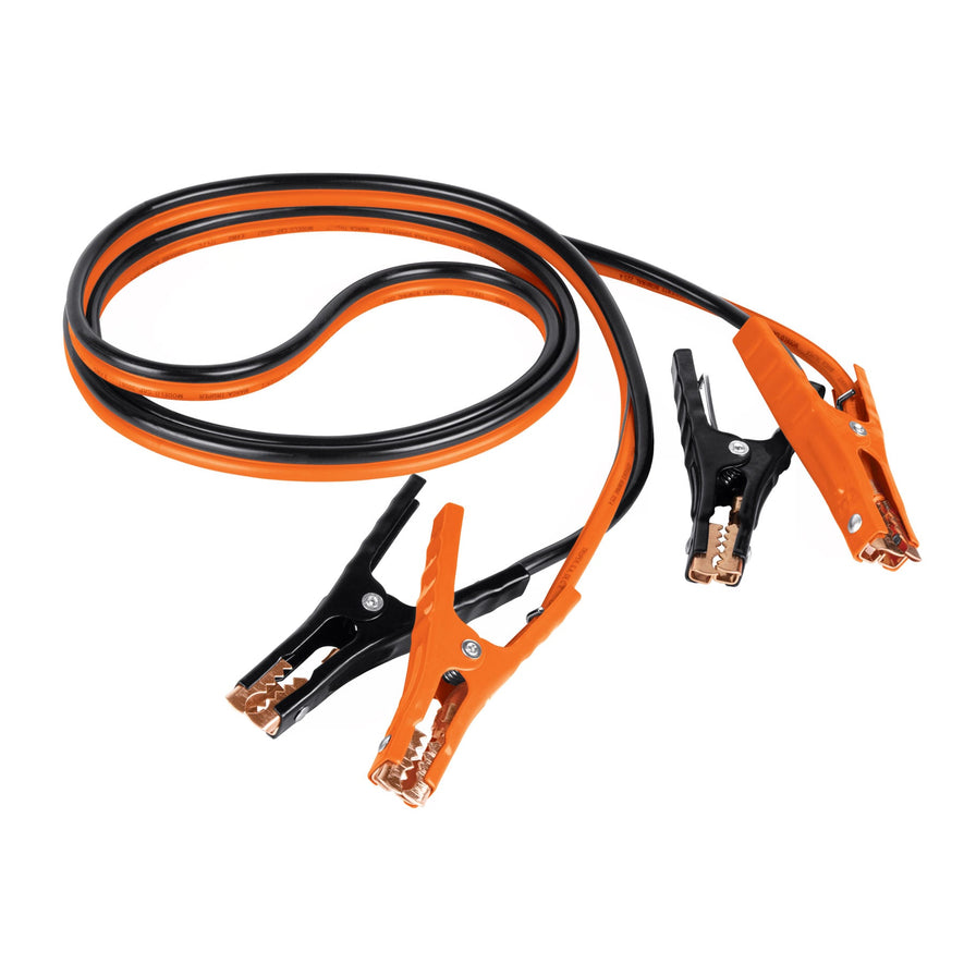 Cables pasa corriente 3 m, 225 A, 8 AWG, con funda, Truper Caja con 2, 17543
