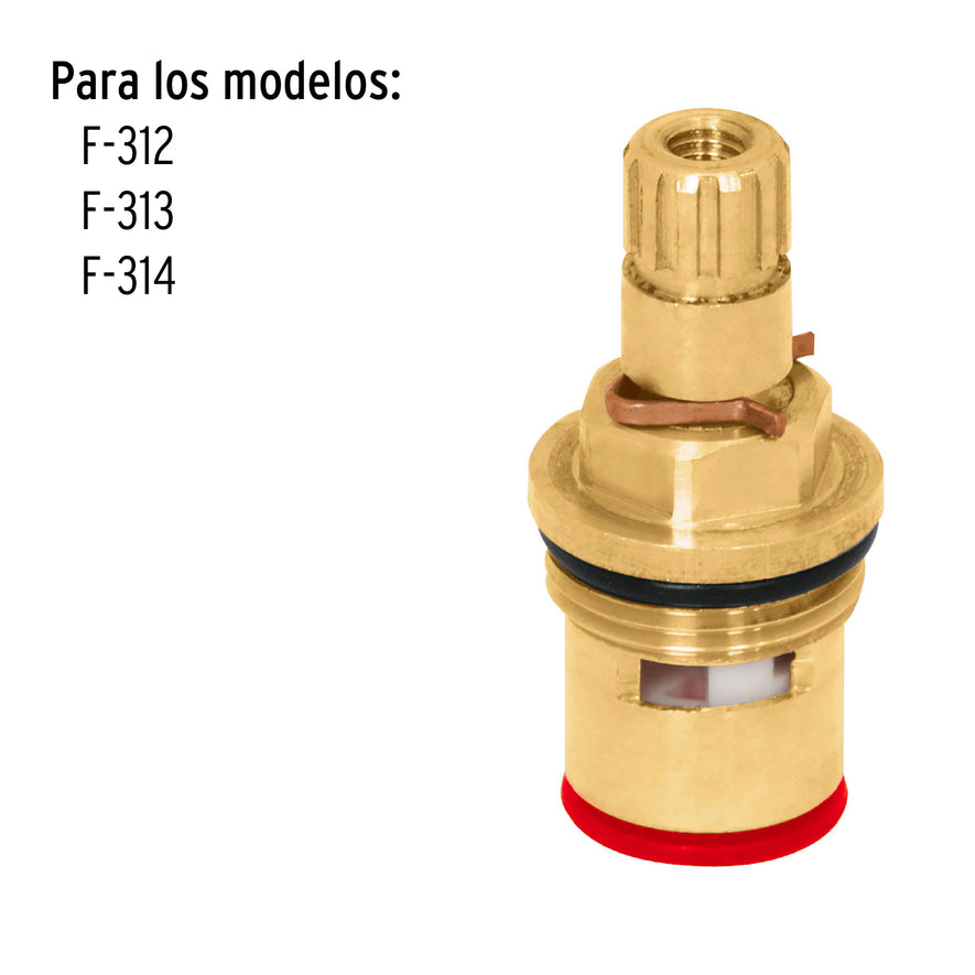 Cartucho cerámico para F-312, 313 y 314, Foset, 49503