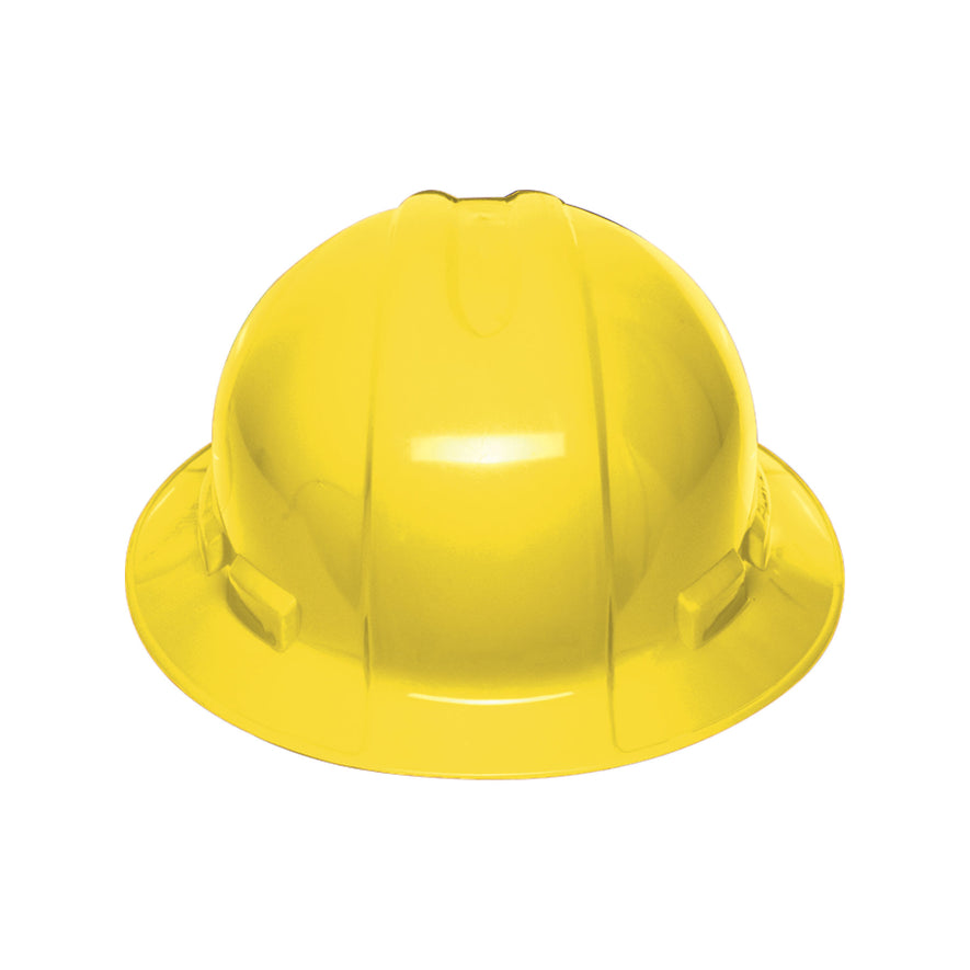 Casco de seguridad ala ancha, amarillo, Truper Caja con 4, 10566