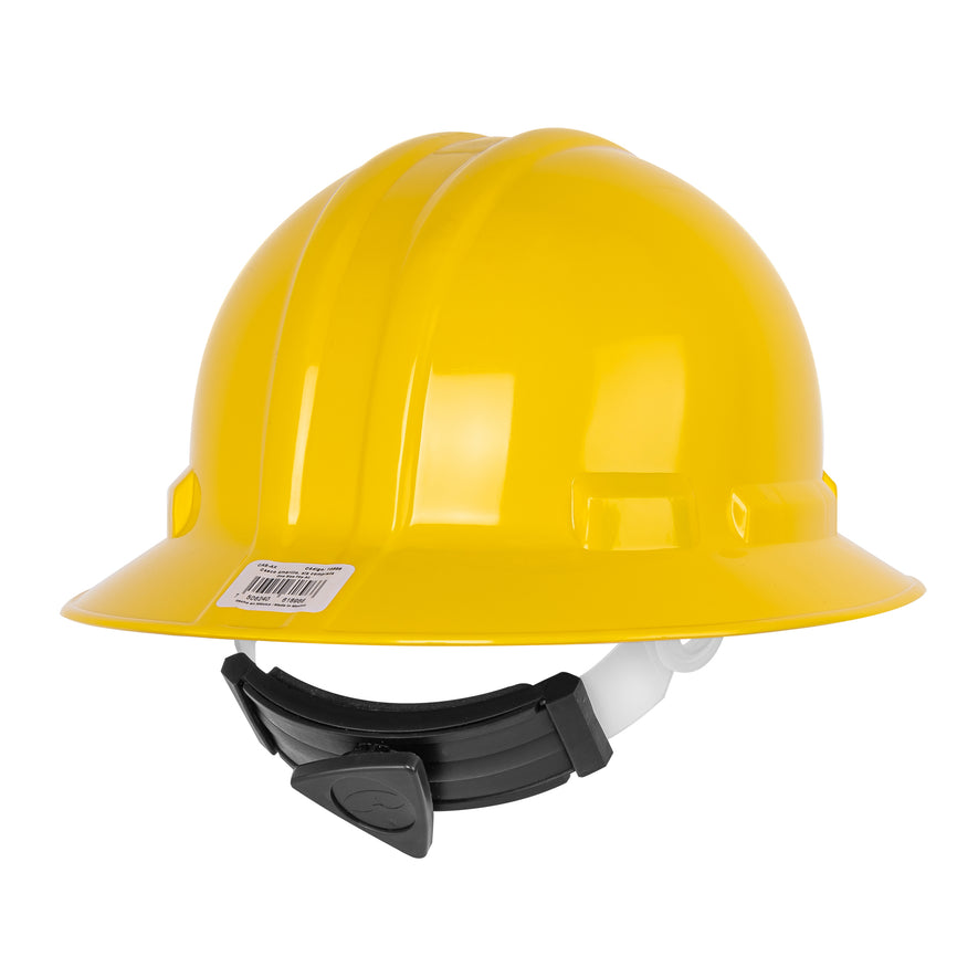 Casco de seguridad ala ancha, amarillo, Truper Caja con 4, 10566