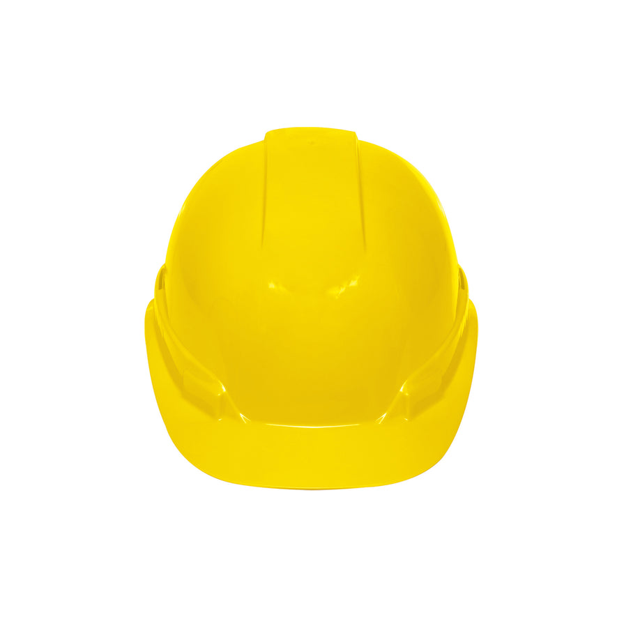 Casco de seguridad, ajuste de matraca, amarillo, Truper Caja con 4, 14294