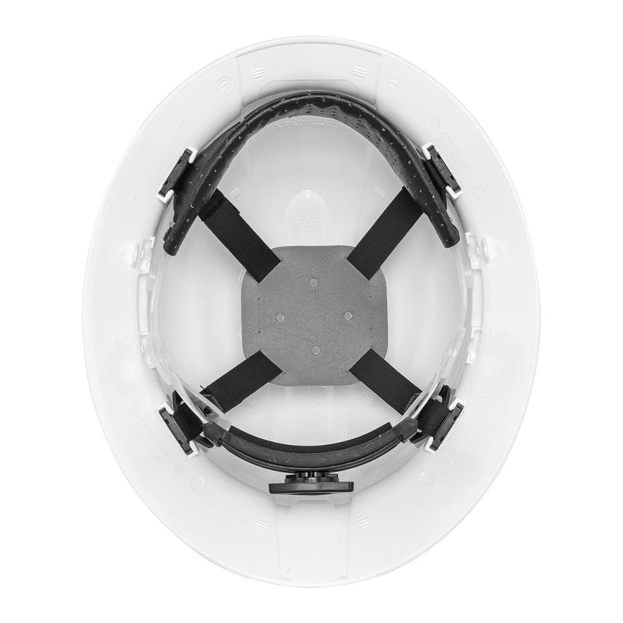Casco de seguridad ala ancha, blanco, Truper Caja con 4, 10567