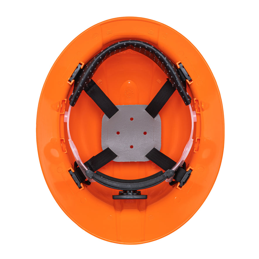 Casco de seguridad ala ancha, naranja, Truper Caja con 4, 10564