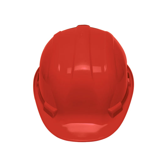 Casco de seguridad, ajuste de intervalos, rojo, Pretul Caja con 4, 25044