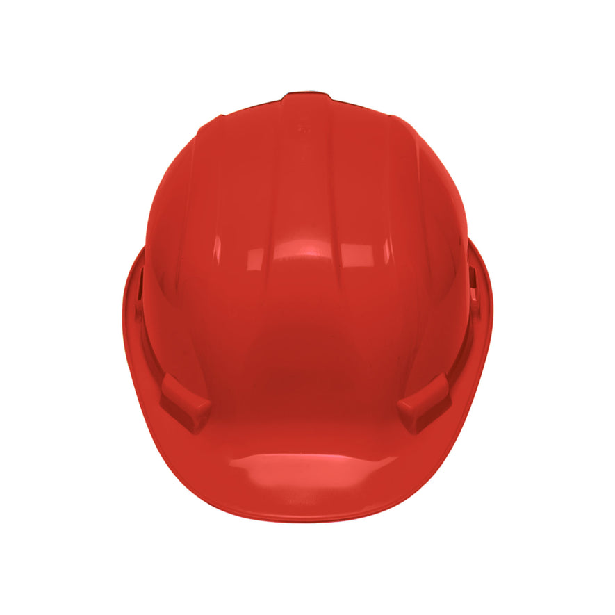 Casco de seguridad, ajuste de intervalos, rojo, Pretul Caja con 4, 25044
