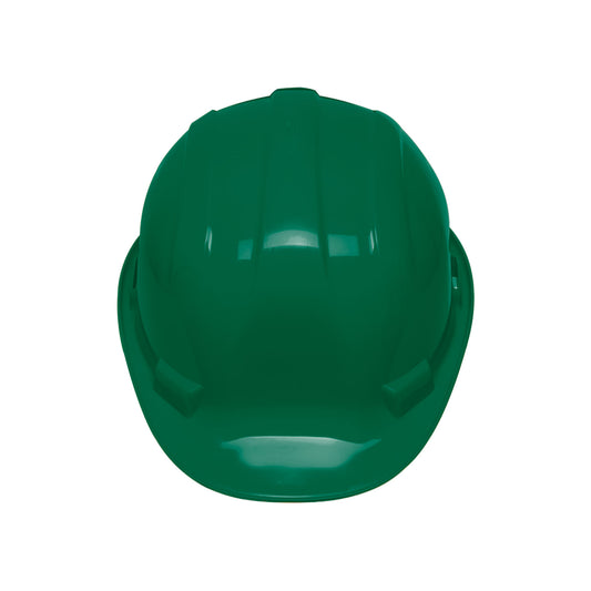 Casco de seguridad, ajuste de intervalos, verde, Pretul Caja con 4, 25045