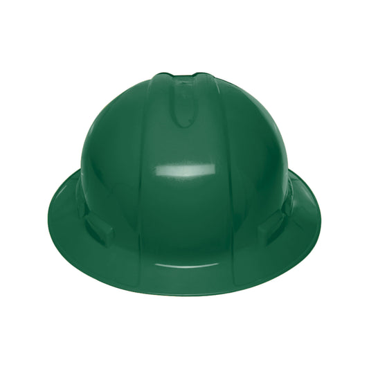 Casco de seguridad ala ancha, verde, Truper Caja con 4, 10572