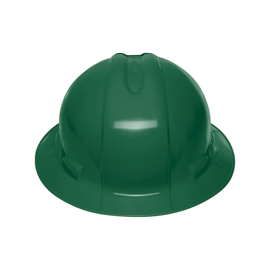 Casco de seguridad ala ancha, verde, Truper Caja con 4, 10572