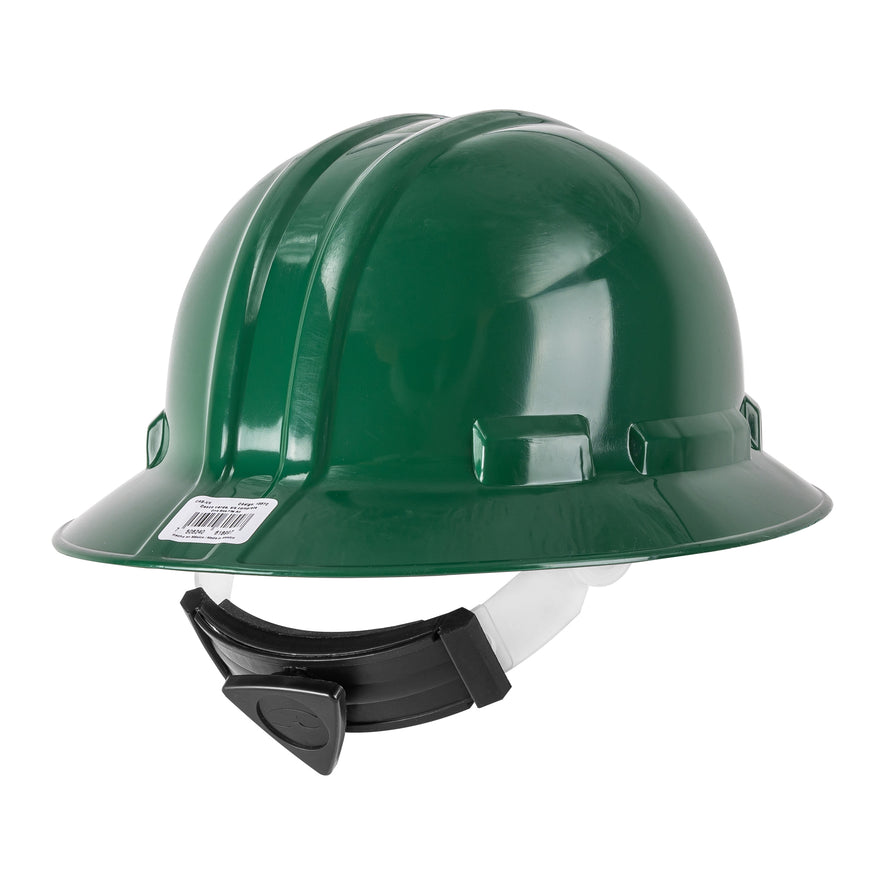 Casco de seguridad ala ancha, verde, Truper Caja con 4, 10572