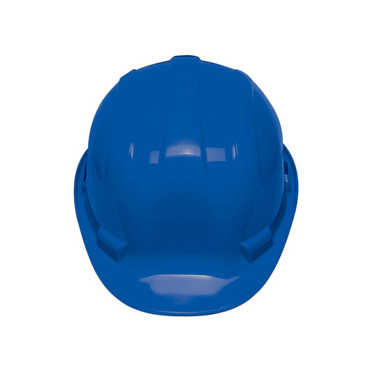 Casco de seguridad, ajuste de intervalos, azul, Pretul Caja con 4, 25039