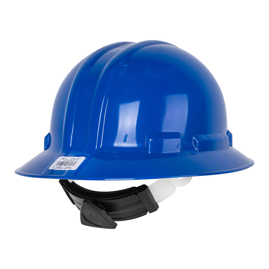 Casco de seguridad ala ancha, azul, Truper Caja con 4, 10570