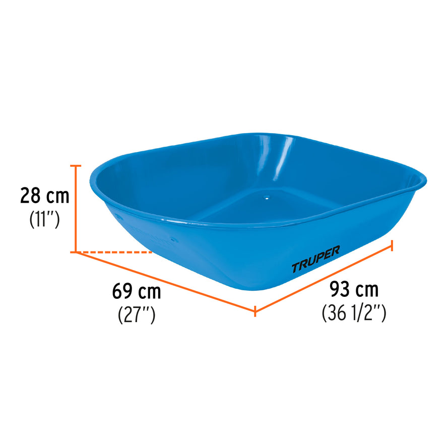 Carretilla 5.5 ft3 Neumática, bastidor tubular, Truper, 11752
