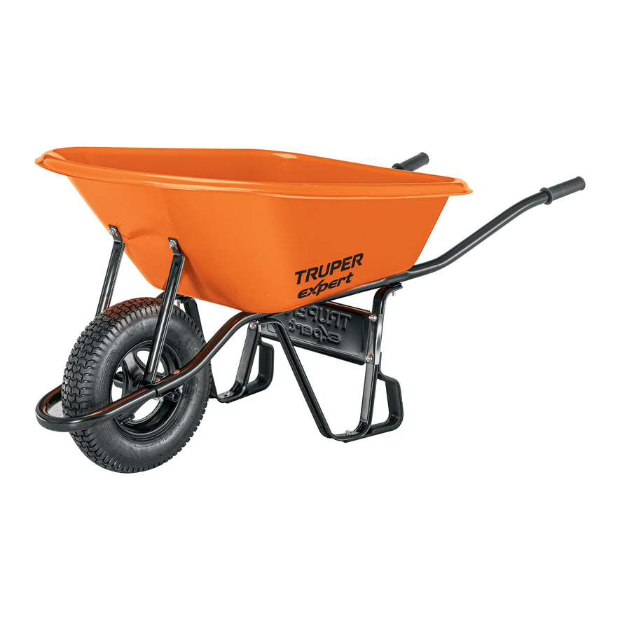 Carretilla 6ft3 Expert plástica, neumática, bastidor tubular, 103008