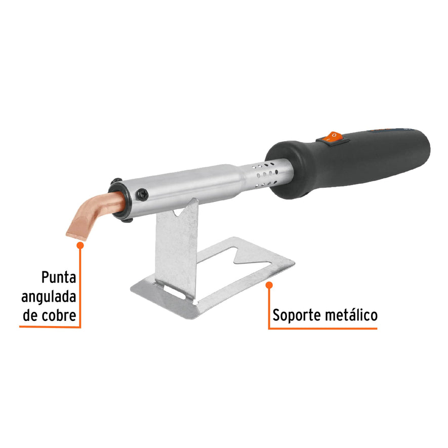 Cautín 150 W tipo lápiz punta angulada para uso rudo, Truper, 16791