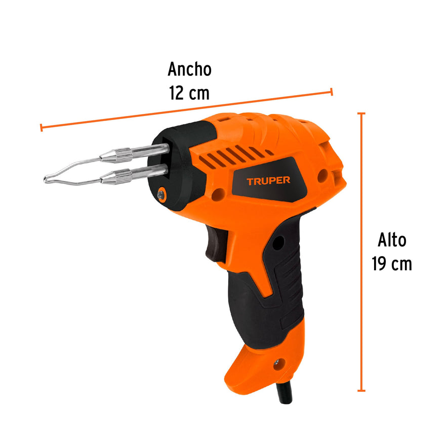 Cautín 50 W tipo pistola, Truper Caja con 2, 102142
