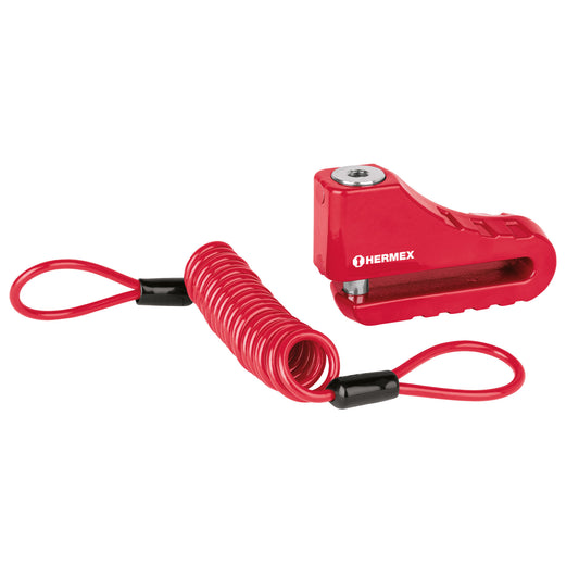 Candado para disco de motocicleta, perno de 10 mm, Hermex Caja con 2, 49623