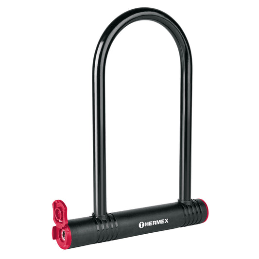 Candado rígido tipo 'U' de 12 mm, Hermex Caja con 2, 49620