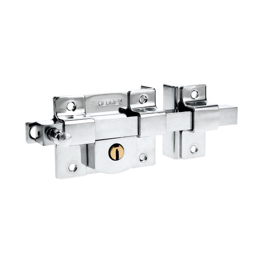 Cerradura de barra fija, derecha, blíster, Hermex Caja con 3, 43506