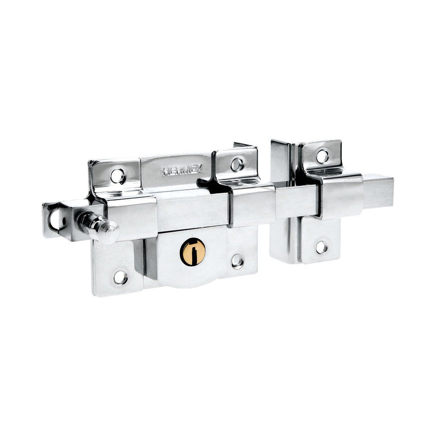 Cerradura de barra fija, derecha, Hermex Caja con 3, 43505