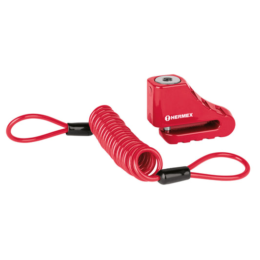 Candado para disco de motocicleta, perno de 5.5 mm, Hermex Caja con 2, 49622