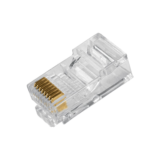 Plug RJ45 CAT5E, Bolsa con 20 piezas, VOLTECK Caja con 10, 49406