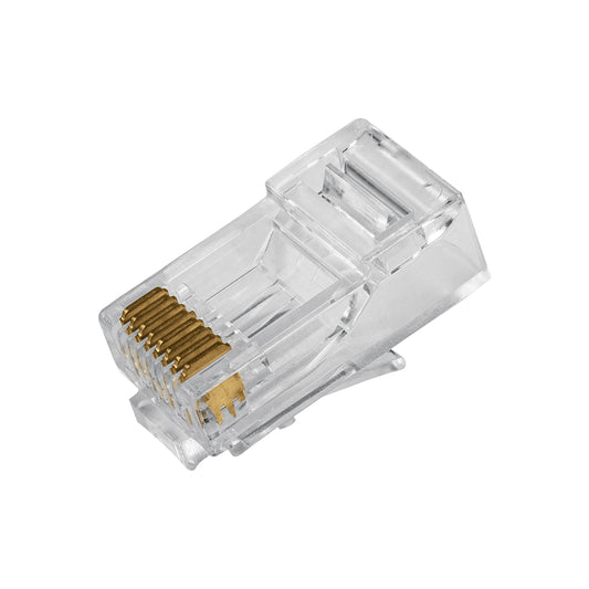 Plug RJ45 CAT6, Bolsa con 20 piezas, VOLTECK Caja con 10, 49469