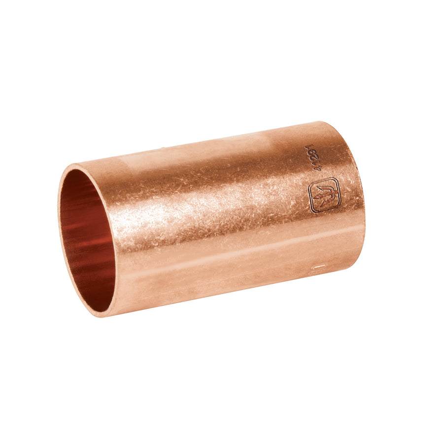 Cople de cobre de 3/4' sin ranura, Foset Caja con 10, 41291