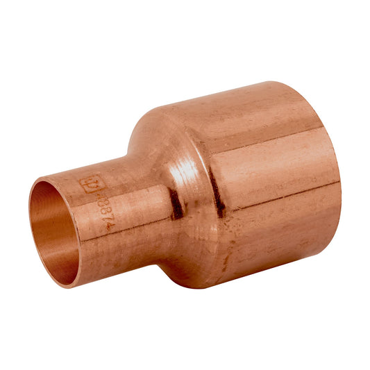 Cople reducción bushing cobre 1-1/2 x 3/4', Foset Caja con 2, 48874