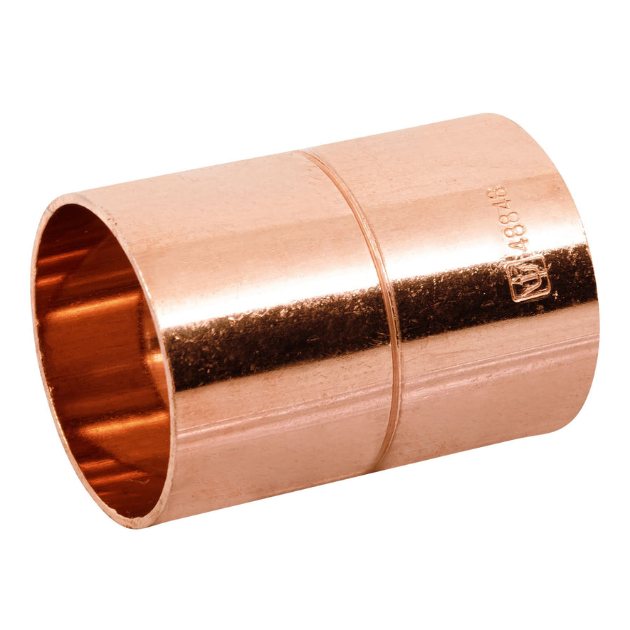 Cople de cobre de 1-1/4', Foset Caja con 2, 48848
