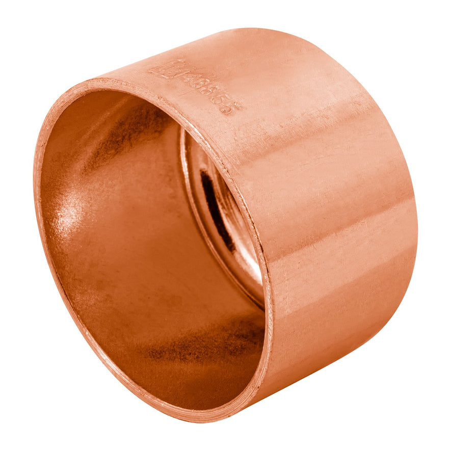 Tapón capa de cobre 1-1/2', Foset Caja con 2, 48855