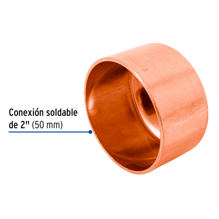 Tapón capa de cobre 2', Foset Caja con 2, 48856