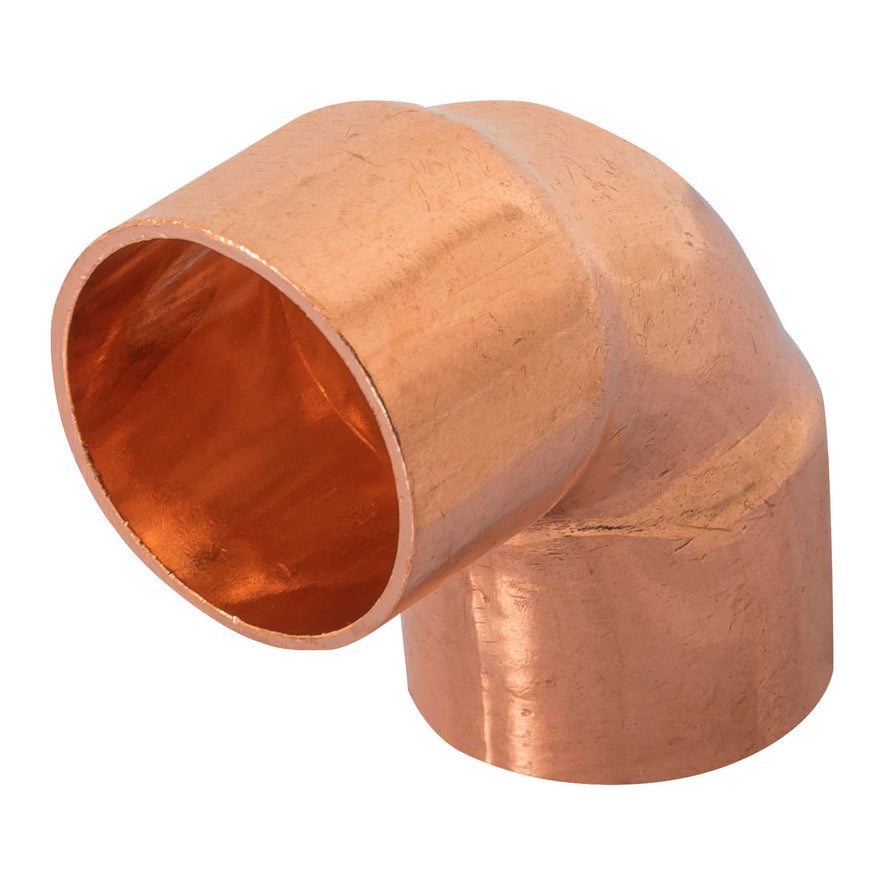 Codo 90° de cobre de 1', Foset Caja con 10, 49716
