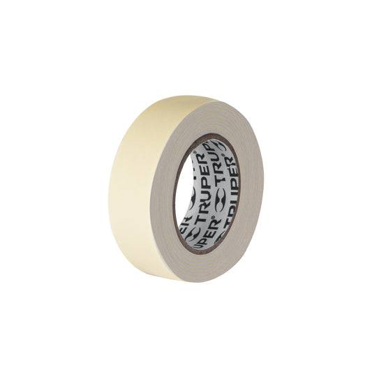 Cinta doble cara de 19 mm x 1.5 m, Truper Caja con 12, 11724