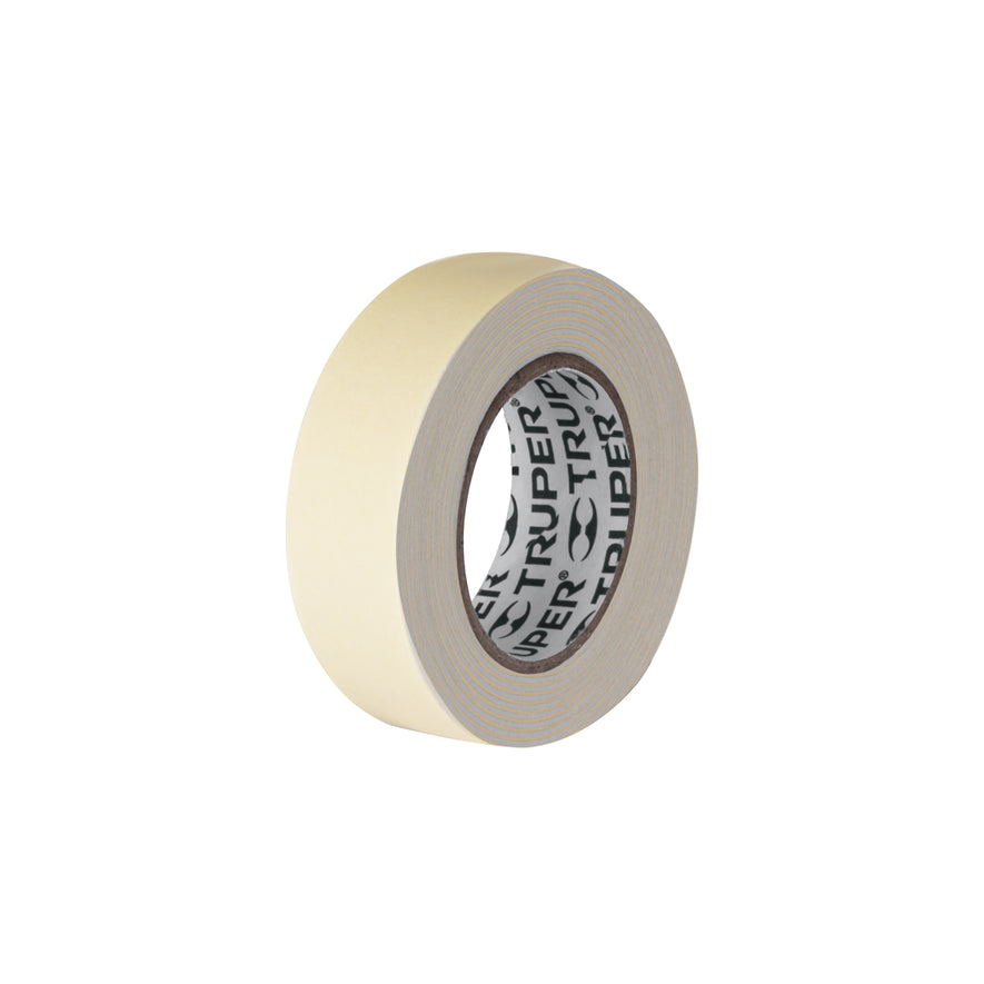 Cinta doble cara de 19 mm x 1.5 m, Truper Caja con 12, 11724