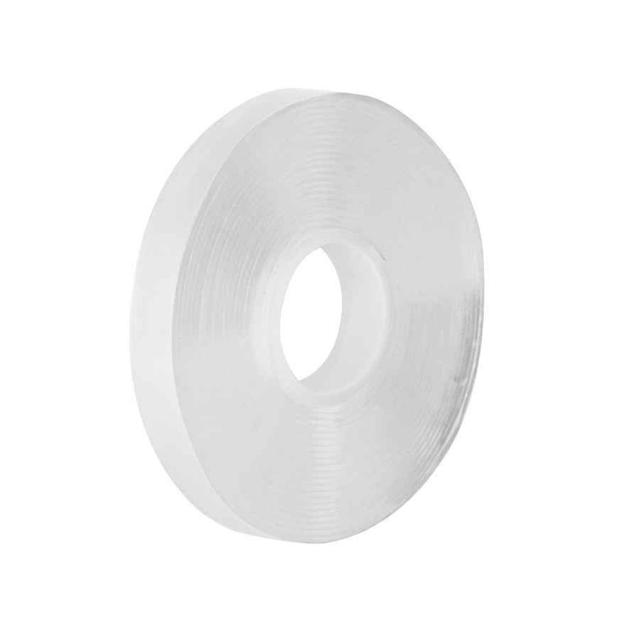 Cinta doble cara reutilizable, transparente 3mx10mm, Truper Caja con 6, 103223