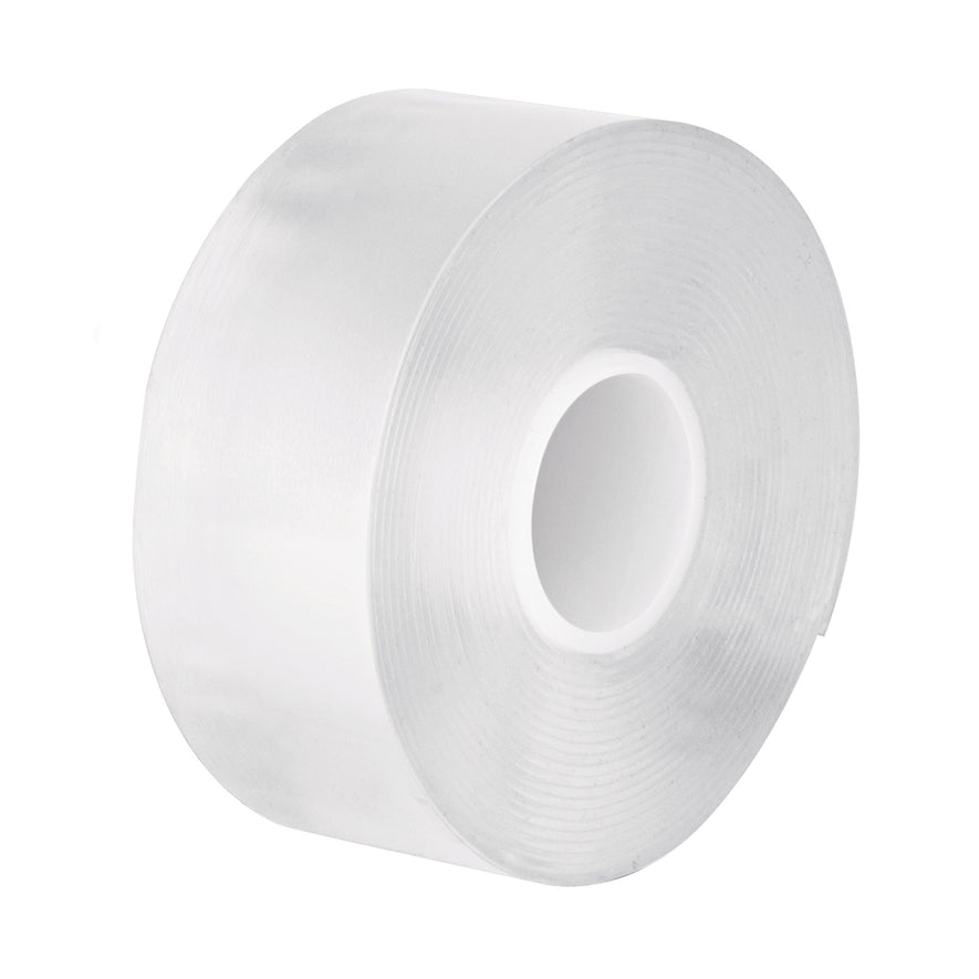 Cinta doble cara reutilizable, transparente 3mx30mm, Truper Caja con 6, 103222