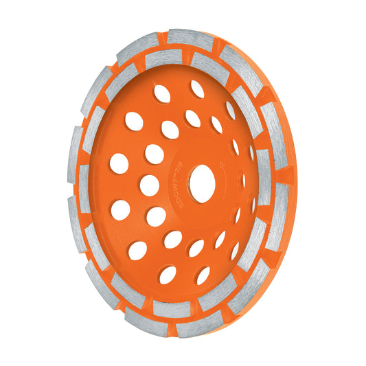 Copa de diamante doble hilera 7' x 7/8', TRUPER, 103213