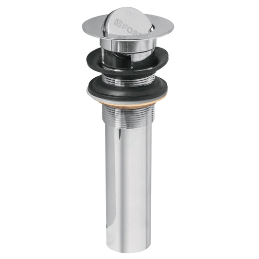 Contra p/lavabo con rebosadero, tipo moneda, cromo, 1-1/4' Caja con 2, 49983