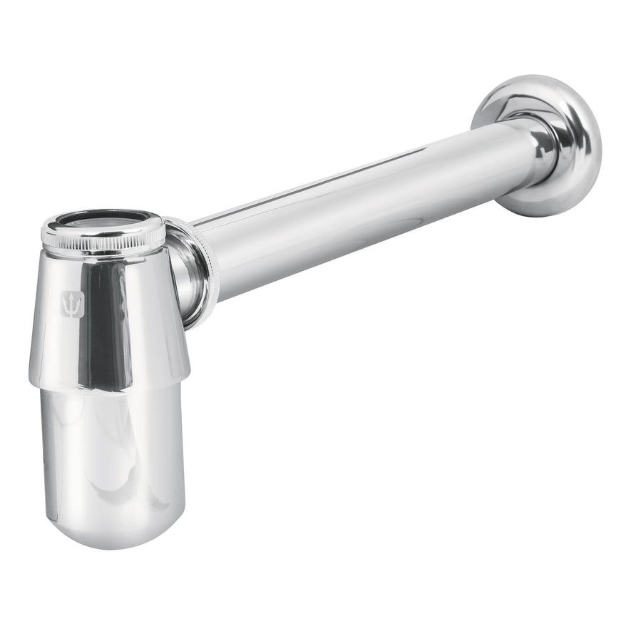 Céspol de bote 1-1/4', sin contra, latón cromo, para lavabo Caja con 2, 49986