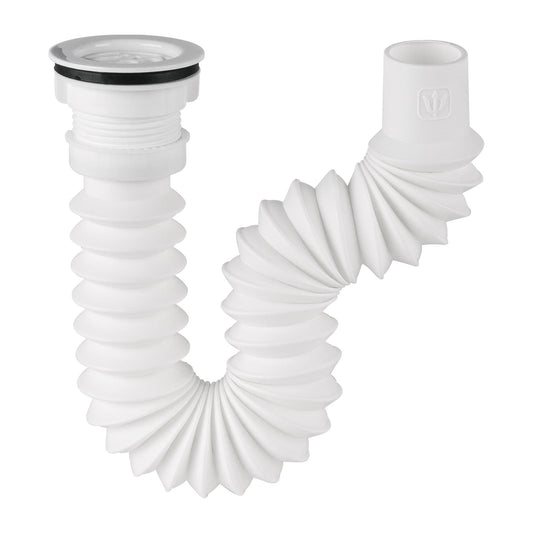 Céspol flexible 1 1/2', contra, polipropileno para fregadero Caja con 4, 49370