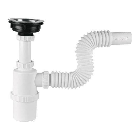 Céspol de bote con contracanasta de acero inox. p/fregadero Caja con 4, 49506