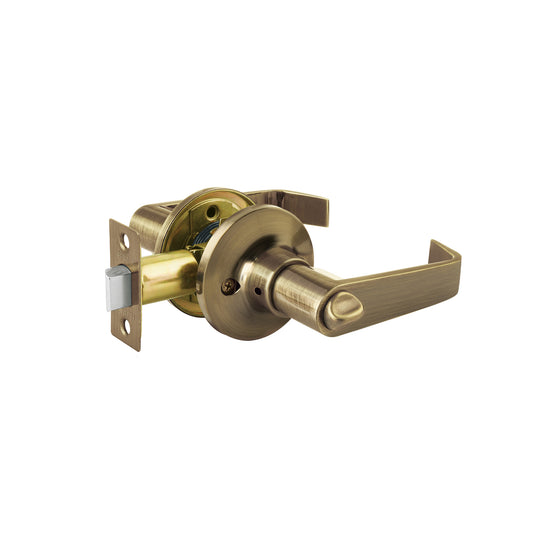 Cerradura manija 'Siena' p/recámara, antiguo, cilindro latón Caja con 3, 49419