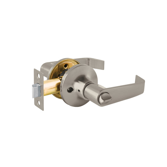 Cerradura manija, Siena p/recámara, níquel satin, HERMEX Caja con 3, 43997