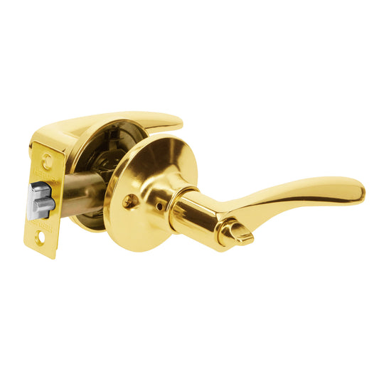 Cerradura manija 'Milán' recámara latón brillante, cil metal Caja con 3, 20032