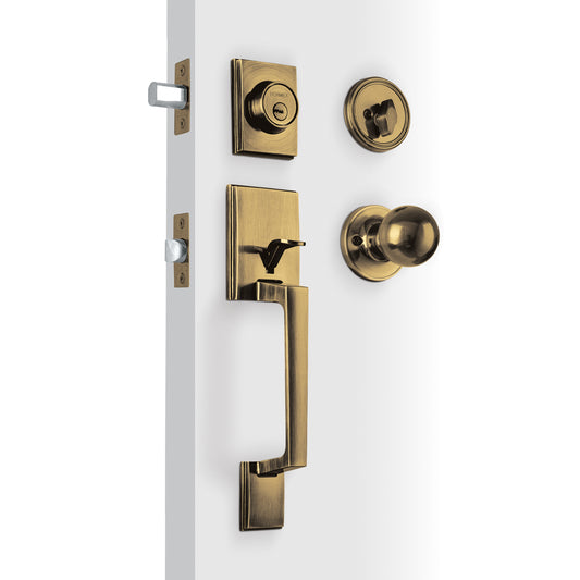 Jaladera y perilla, Porto llave-mariposa, LA, HERMEX, 45228