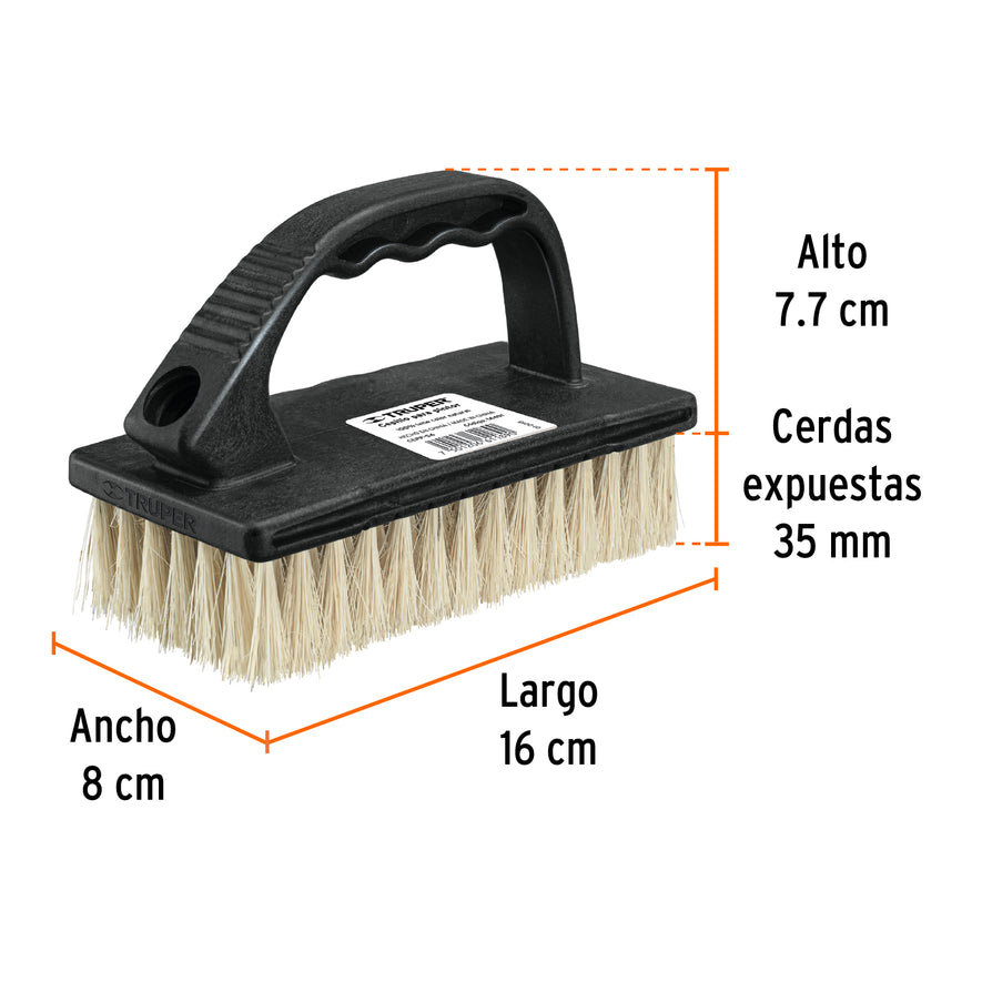 Cepillo para pintor, para limpieza con cerdas de ixtle Caja con 6, 14491