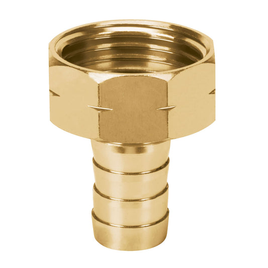 Conector 1/2' hembra de aluminio, Truper Caja con 6, 101154